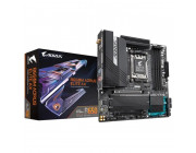 GIGABYTE B650M AORUS ELITE AX, Socket AM5, 15Phases, AMD B650, Dual 4xDDR5-8000, APU AMD graphics, HDMI, DP, 2xPCIe4.0 X16, 4xSATA3, RAID, 2xM.2 PCIe 5.0, 1xPCIe X1, Realtek 7.1 Audio/SPDIF, 1x2.5GbE LAN, WiFi6E/BT, 1xUSB-C 3.2Gen2x2, 7xUSB3.2, RGB Fusion